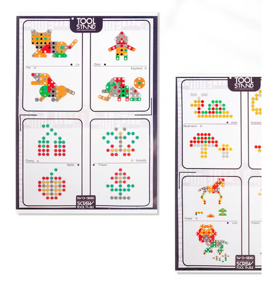 Montessori Children's Puzzle Combination Magic Toolbox Fun and Creative - Sensory Kids