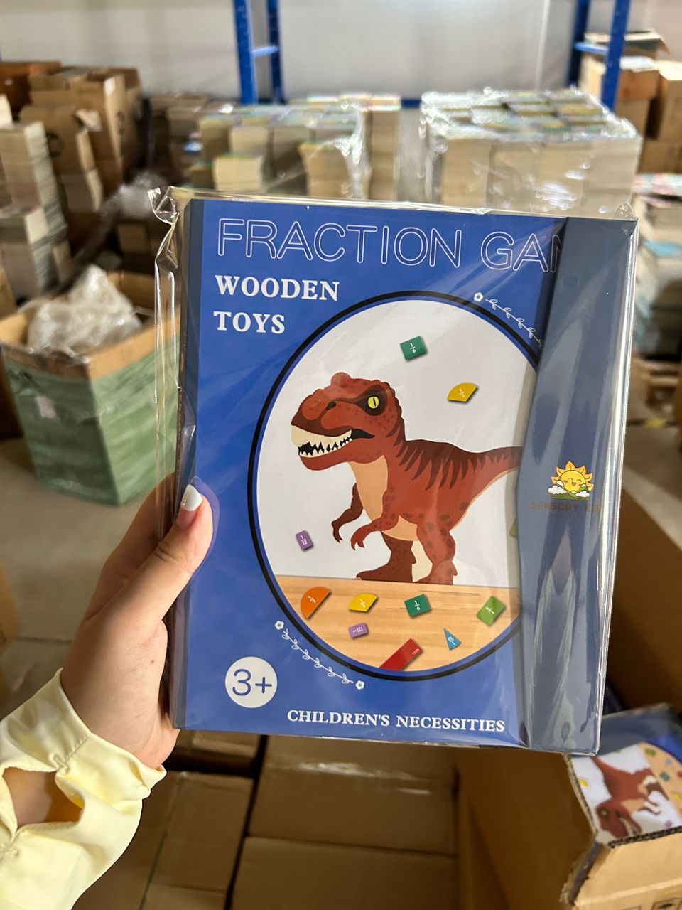 Montessori Magnetic Book Fraction Puzzle for Children - Sensory Kids