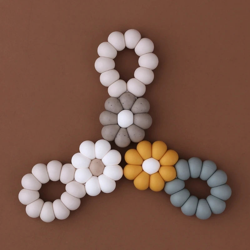 Flower Shape Baby Silicone Teether | Comfort & Relief - Sensory Kids