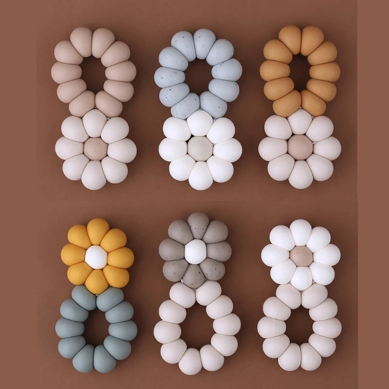 Flower Shape Baby Silicone Teether | Comfort & Relief - Sensory Kids