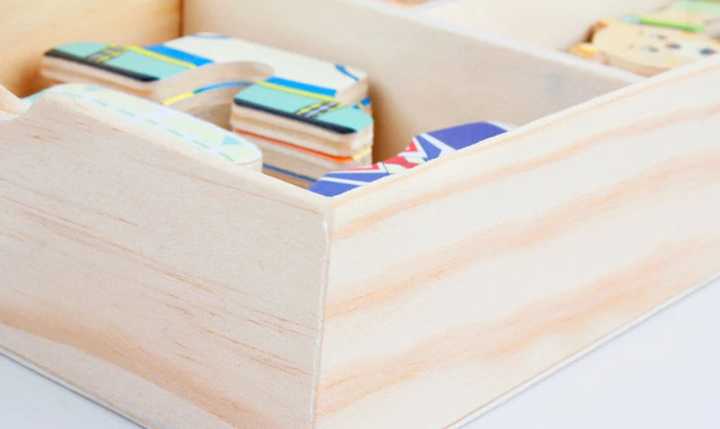 Wooden Animal Jigsaw Puzzle Toys For Children - Sensory Kids