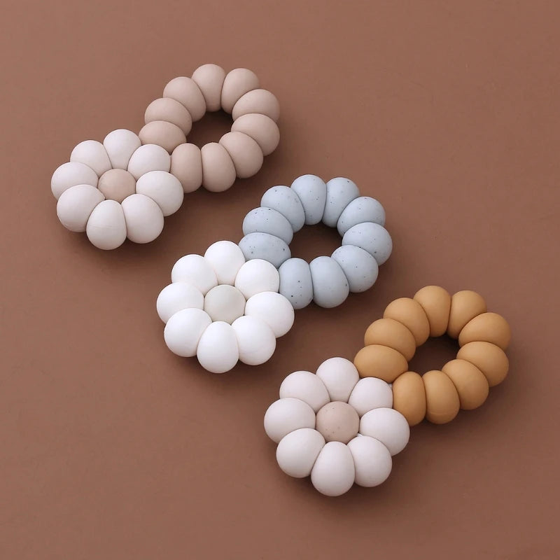 Flower Shape Baby Silicone Teether | Comfort & Relief - Sensory Kids