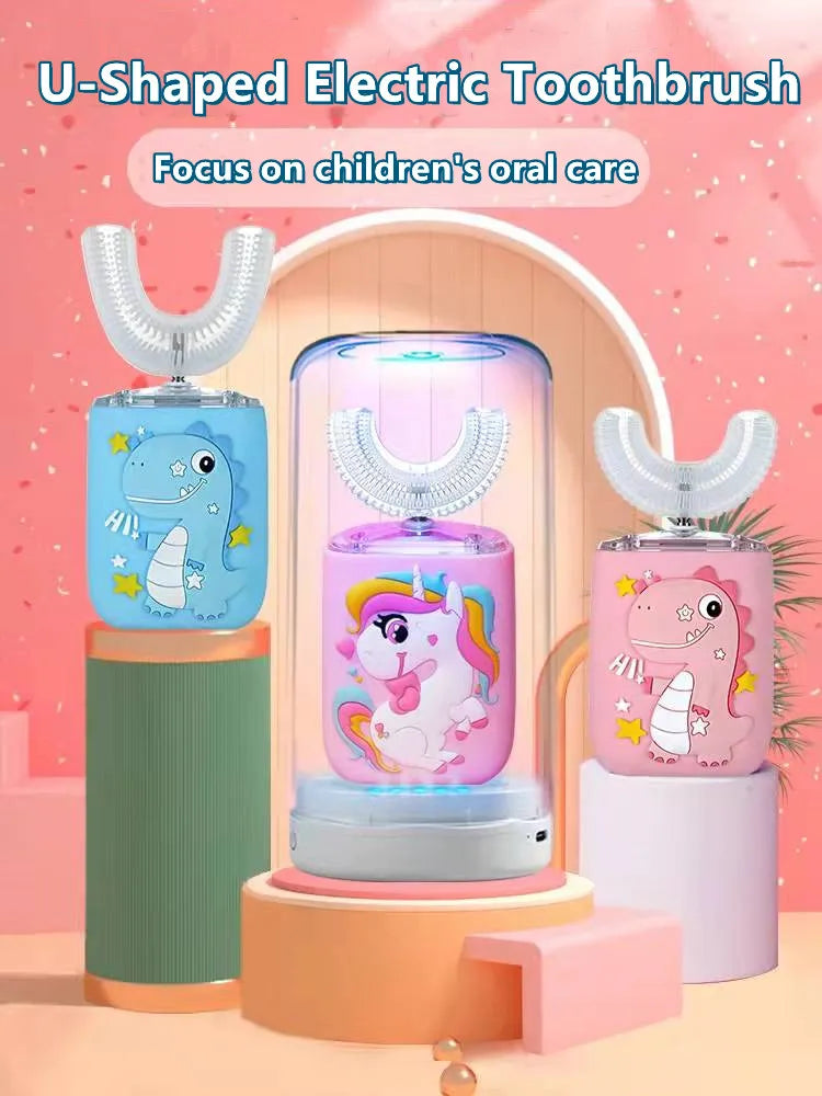 NEW Smart Electric U-Shaped Automatic ToothBrush Silicone - Sensory Kids