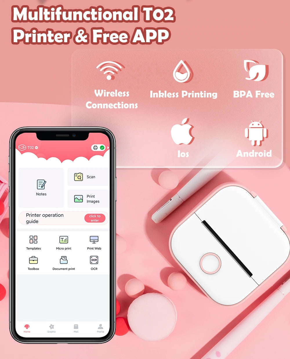 Portable Bluetooth Pocket Thermal Printer That Every Students Need - Sensory Kids