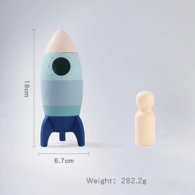 Rocket Ship Stacker Toy - Sensory Kids
