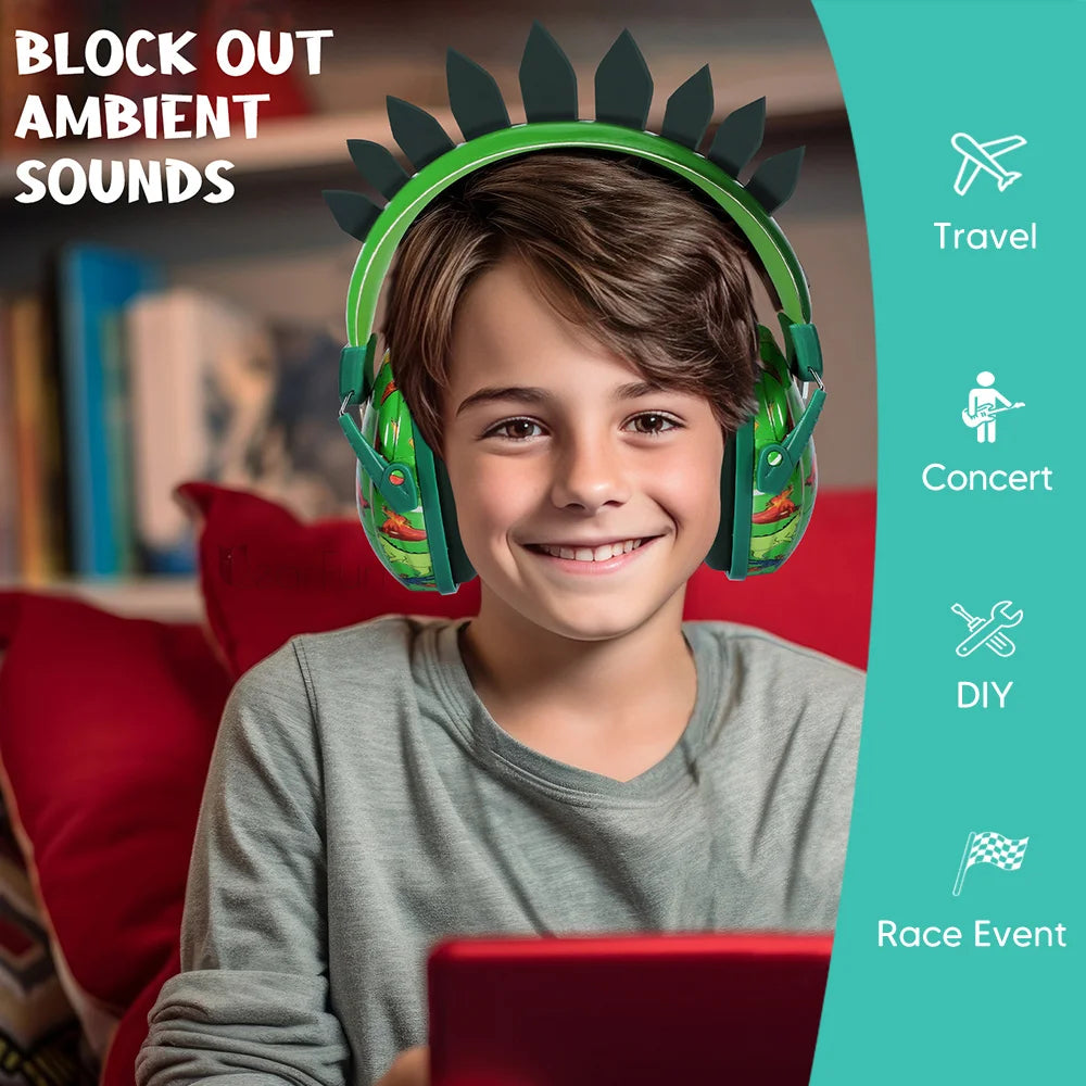 Baby Cute Safe & Comfortable Noise Cancelling Earmuffs for Kids – Baby Ear Protection for Travel, Events, School, Concerts & Sensory Disorders