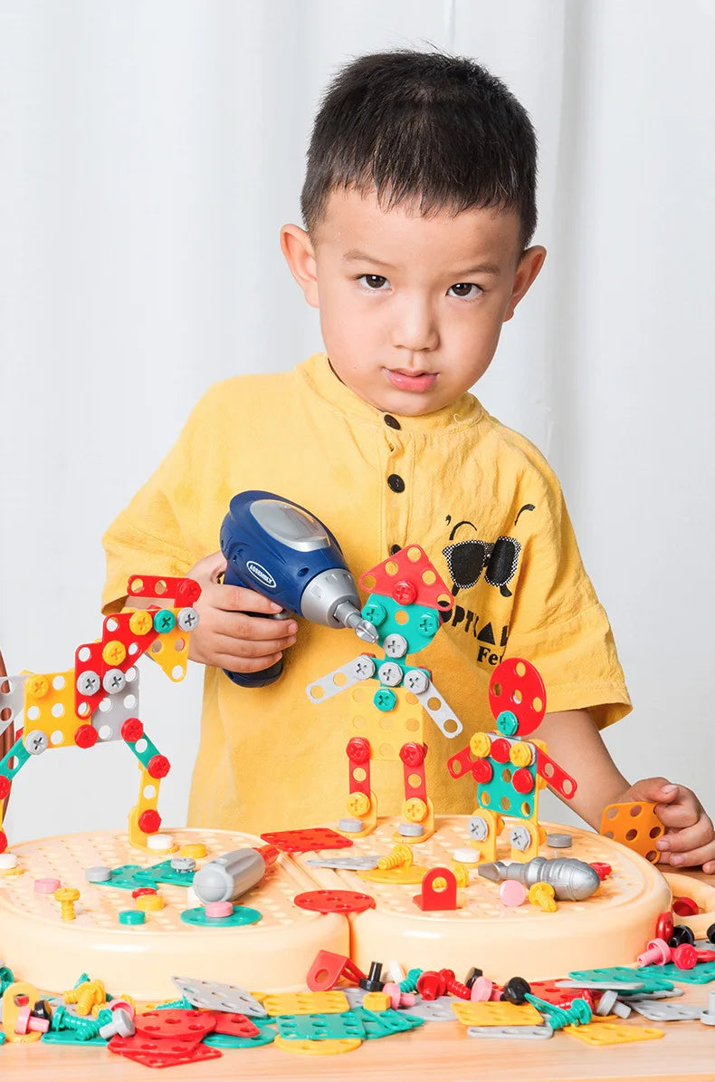 Montessori Children's Puzzle Combination Magic Toolbox Fun and Creative - Sensory Kids