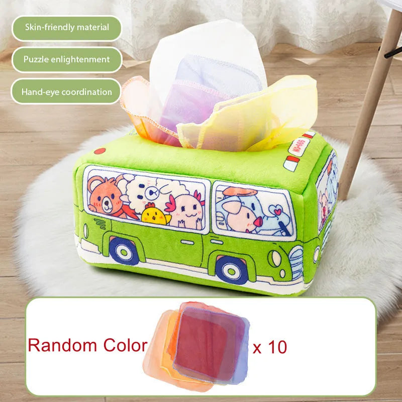 Sensory Toy Magic Tissue Box for Babies and Toddlers - Sensory Kids
