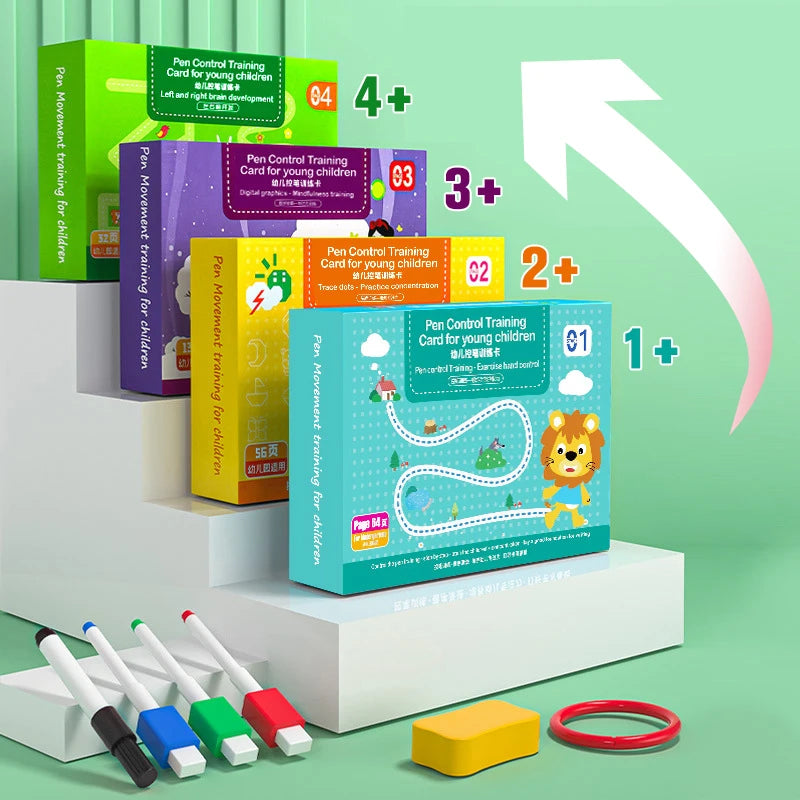 Montessori Workbook: Fast-Track Young Minds for Children - Sensory Kids