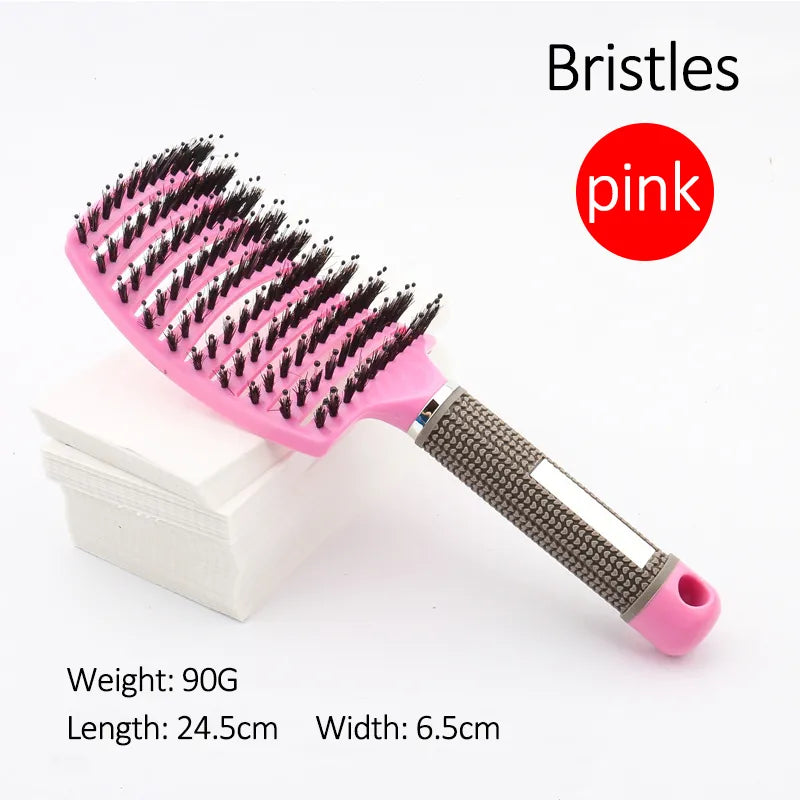 Bristle & Nylon Detangling Sensory Hairbrush - Sensory Kids
