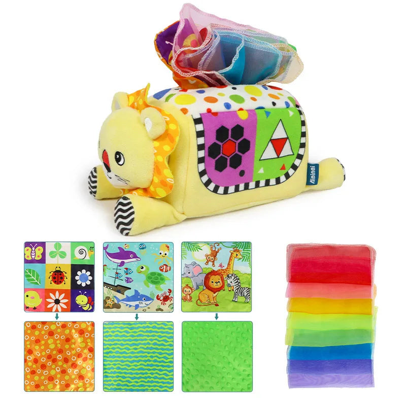 Sensory Toy Magic Tissue Box for Babies and Toddlers - Sensory Kids