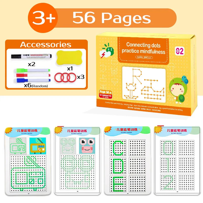 Montessori Workbook: Fast-Track Young Minds for Children - Sensory Kids