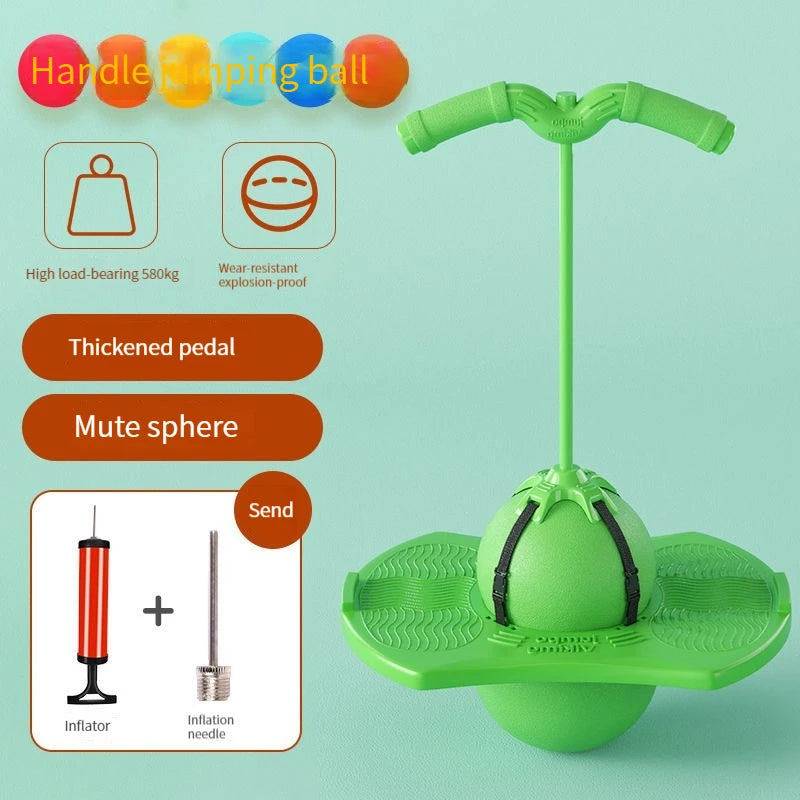 Bouncing Ball Long Height Exercise Equipment Increase For Children - Sensory Kids