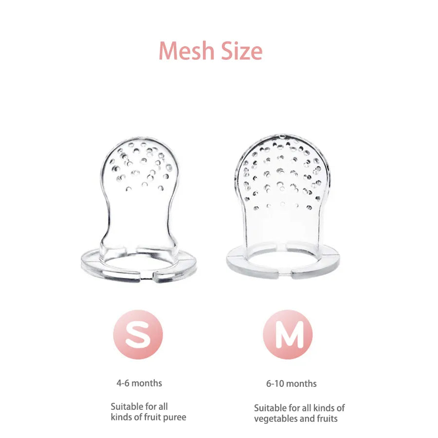 Baby Pacifier Fruit Feeder Nursing Toddler Teething Toys Silicone - Sensory Kids