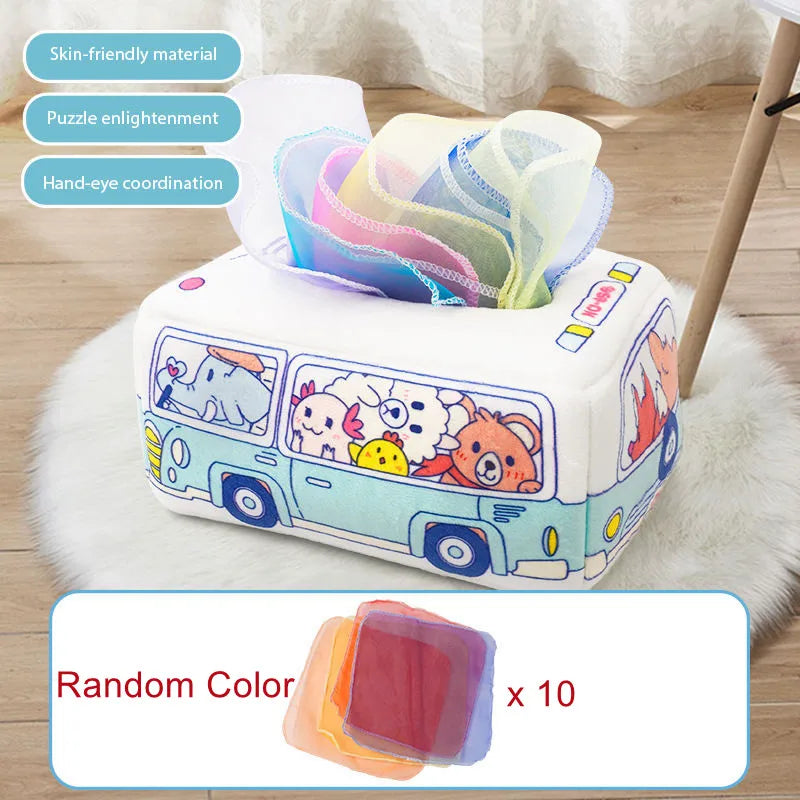 Sensory Toy Magic Tissue Box for Babies and Toddlers - Sensory Kids