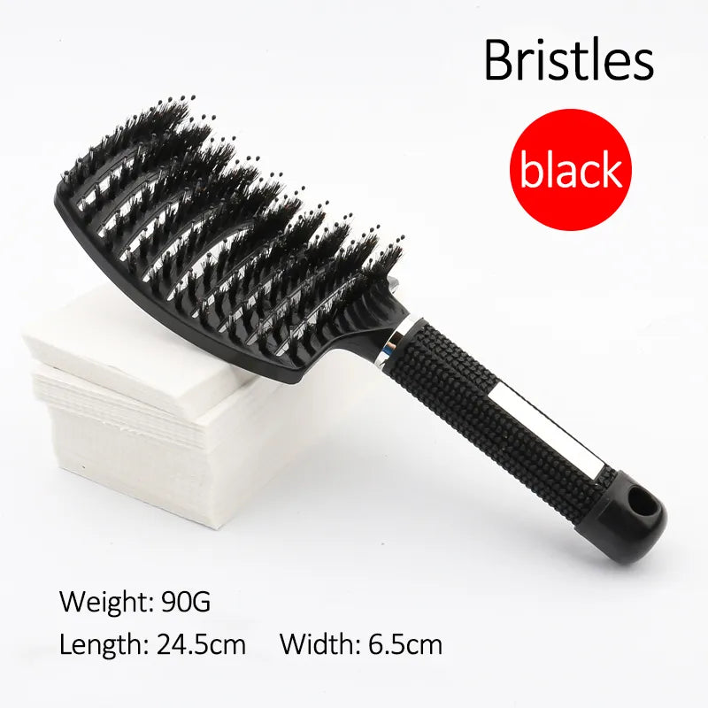 Bristle & Nylon Detangling Sensory Hairbrush - Sensory Kids