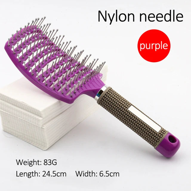 Bristle & Nylon Detangling Sensory Hairbrush - Sensory Kids