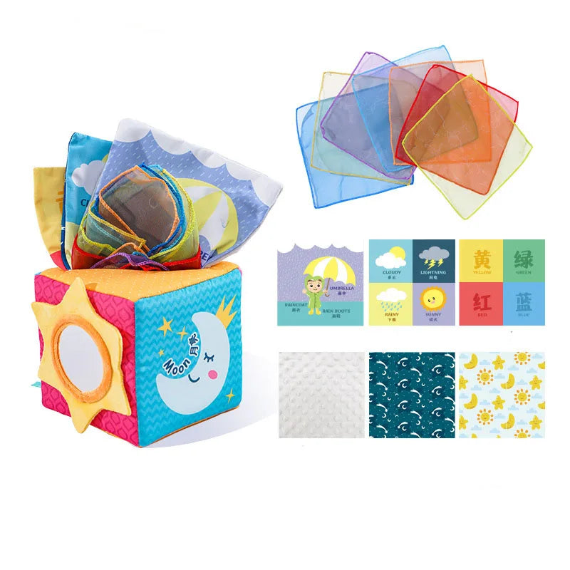 Sensory Toy Magic Tissue Box for Babies and Toddlers - Sensory Kids