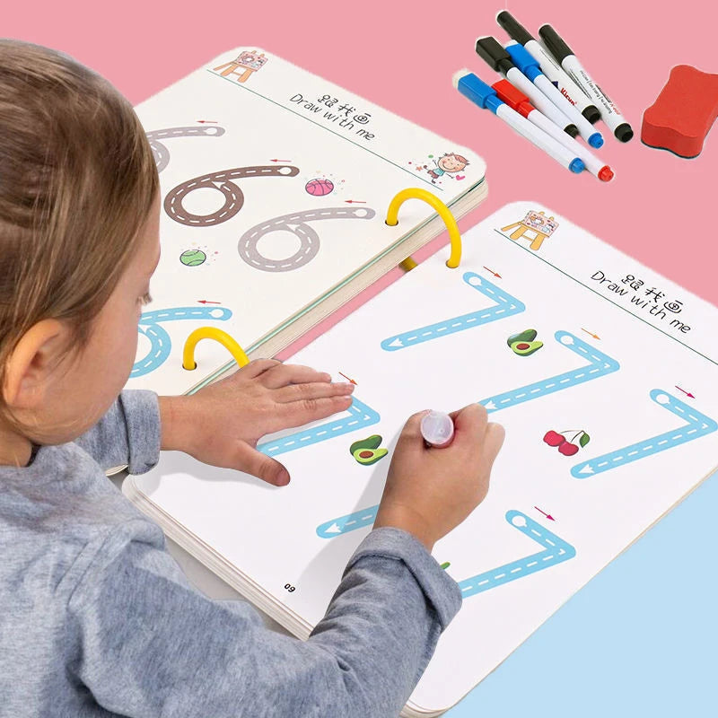 Montessori Workbook: Fast-Track Young Minds for Children - Sensory Kids