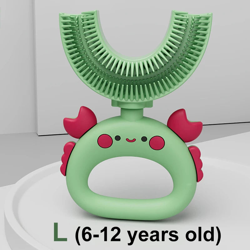 Sensory DinosaurBrush Silicone U-Shaped Toothbrush Tool - Sensory Kids