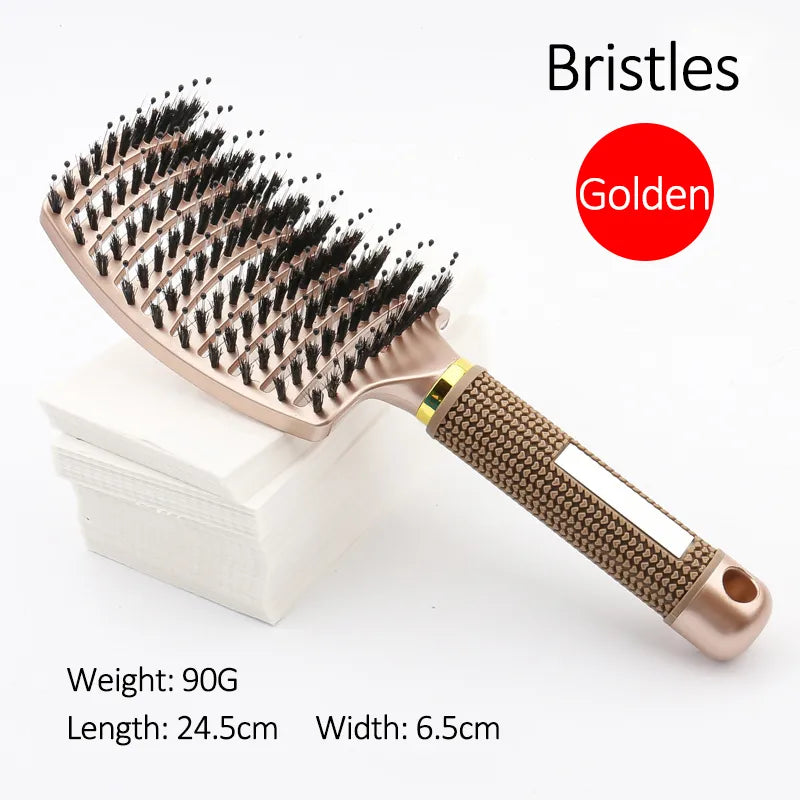 Bristle & Nylon Detangling Sensory Hairbrush - Sensory Kids
