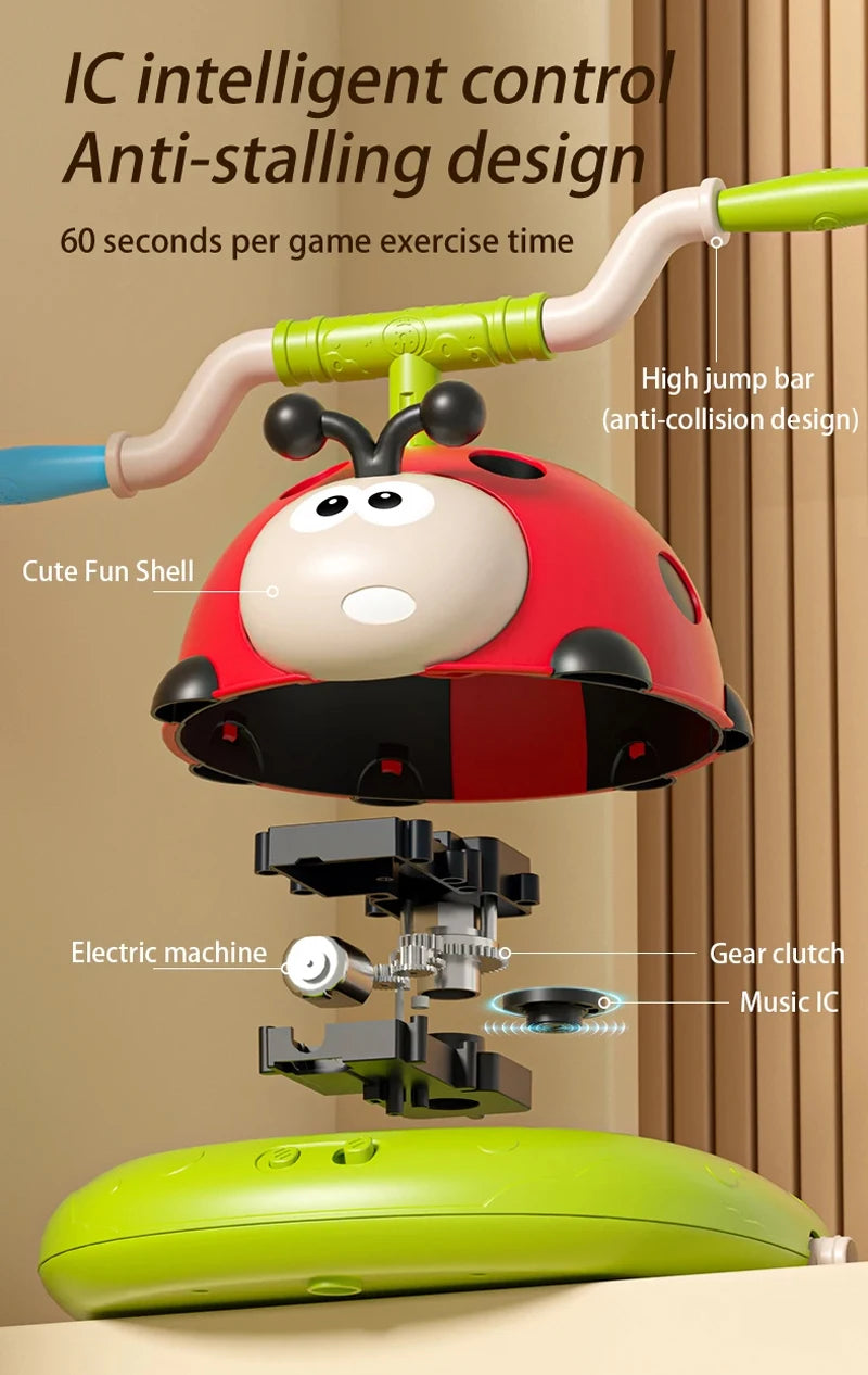 Musical Jump - Toss Ring Game & Rocket Launcher Outdoor Educational for Kids