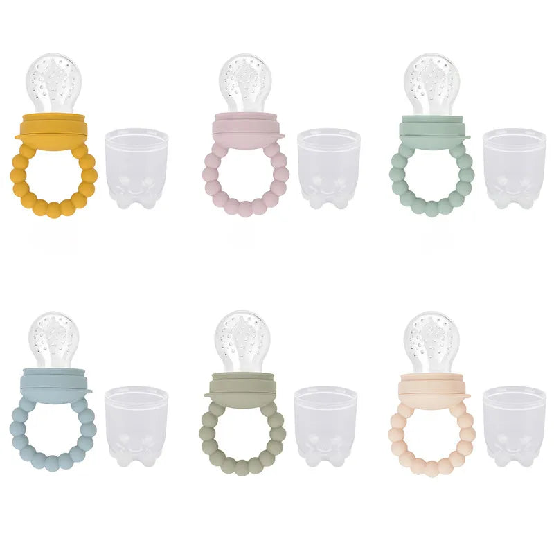 Baby Pacifier Fruit Feeder Nursing Toddler Teething Toys Silicone - Sensory Kids