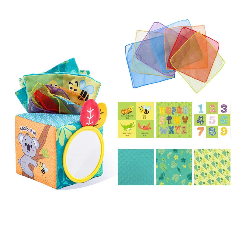 Sensory Toy Magic Tissue Box for Babies and Toddlers - Sensory Kids