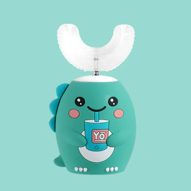 Kids Sensory Smart Electric Toothbrush U-shaped Rechargeable 360Degrees Silicon - Sensory Kids