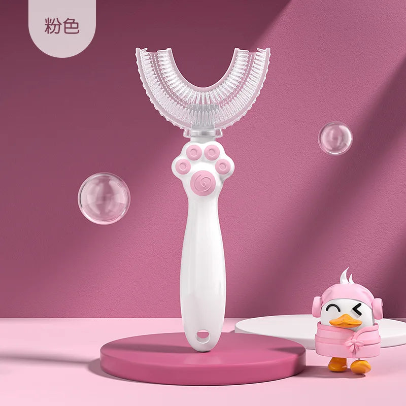 Kids Mouth U-Shaped Toothbrush Tool Silicone - Sensory Kids