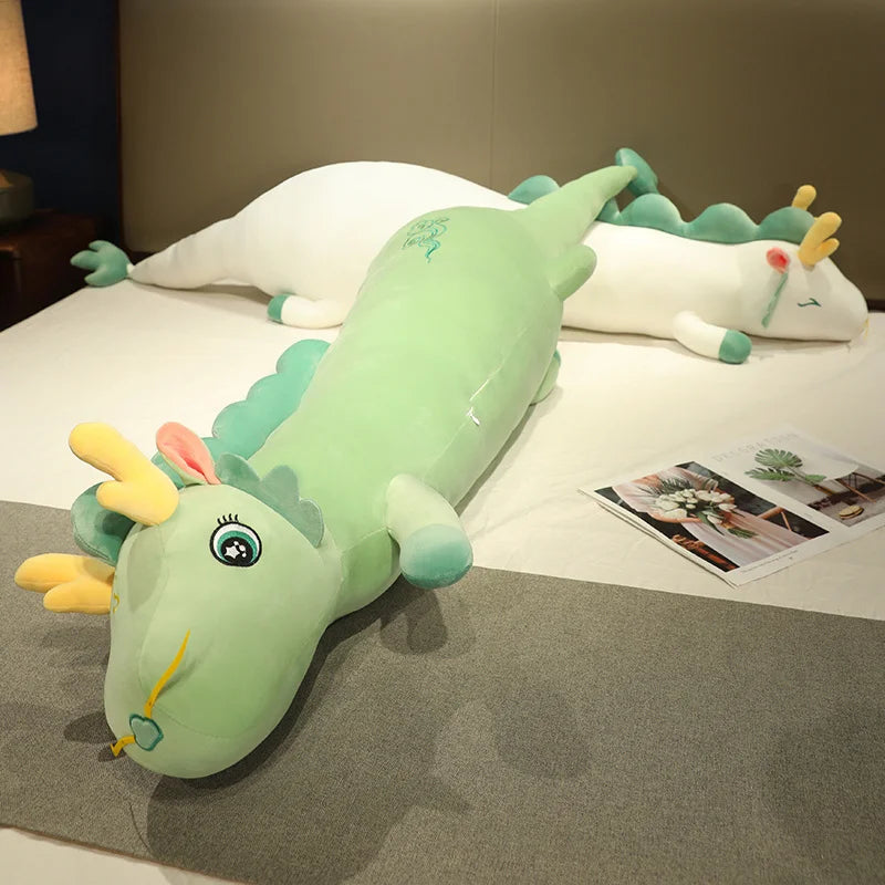 Lucky Dragon Plush Long Pillow - Sleep Better, Cuddle Softer