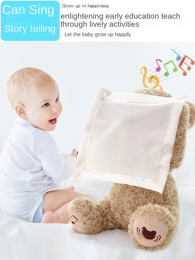 The peek-a-boo Shy Bear for kids - Sensory Kids