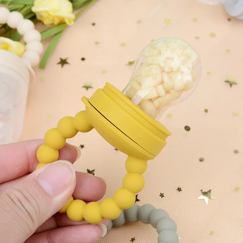 Baby Pacifier Fruit Feeder Nursing Toddler Teething Toys Silicone - Sensory Kids
