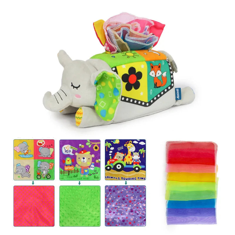 Sensory Toy Magic Tissue Box for Babies and Toddlers - Sensory Kids