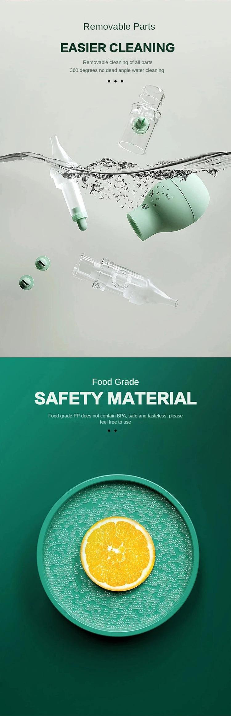 Baby Safety Nasal Aspirator Suction Silicone - Sensory Kids