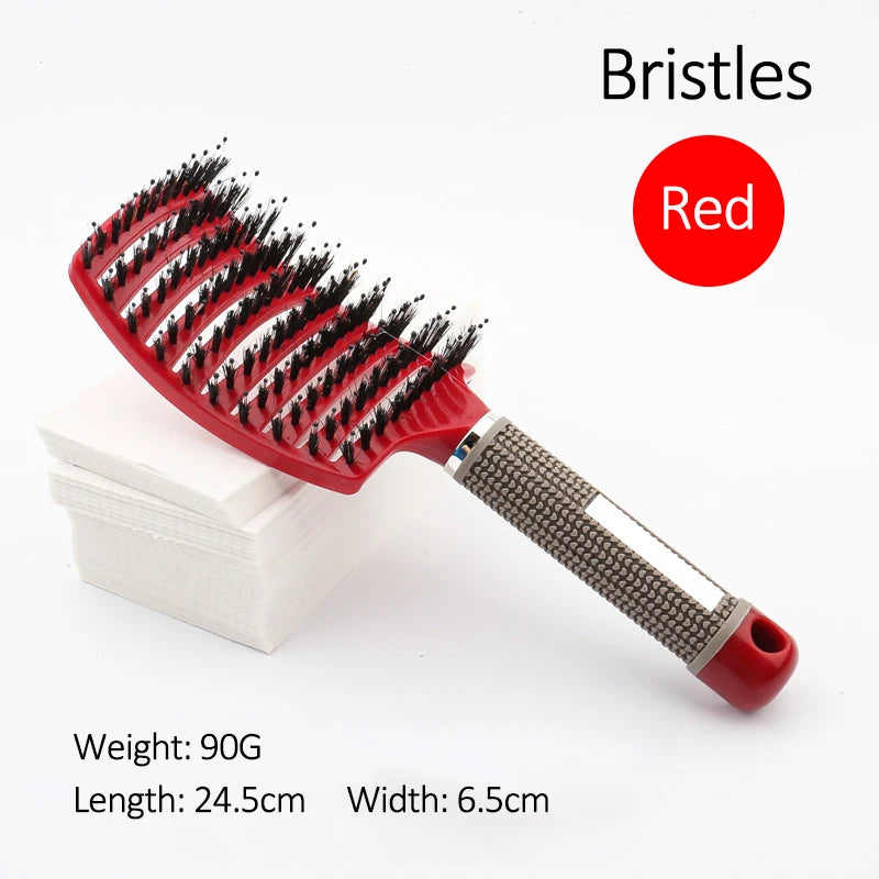 Bristle & Nylon Detangling Sensory Hairbrush - Sensory Kids