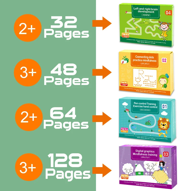 Montessori Workbook: Fast-Track Young Minds for Children - Sensory Kids