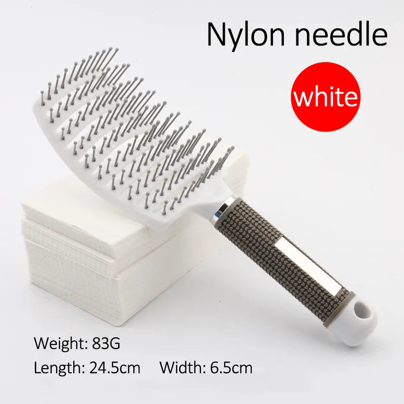 Bristle & Nylon Detangling Sensory Hairbrush - Sensory Kids