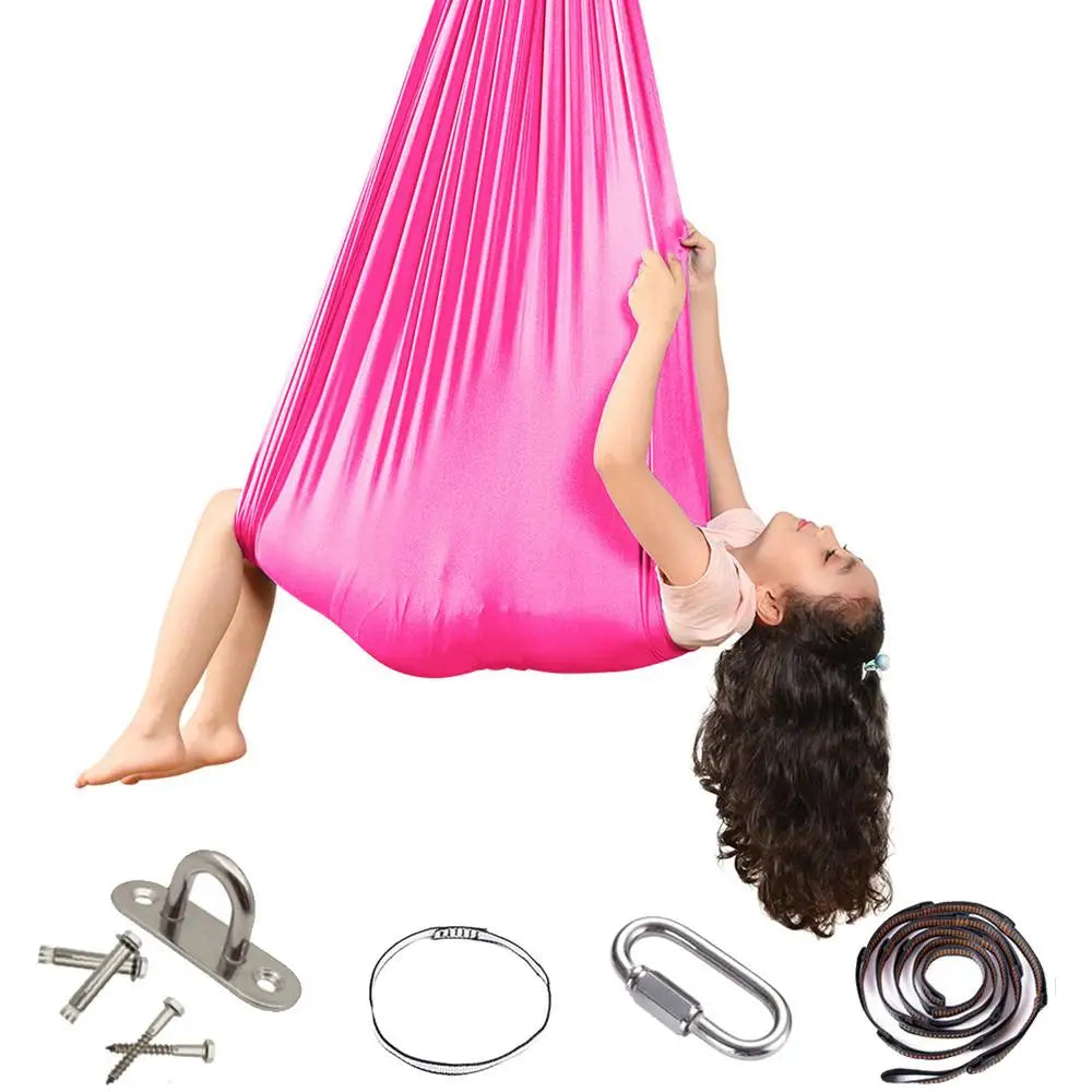Calming hideaway with Cuddle Sensory Swing for Children - Sensory Kids