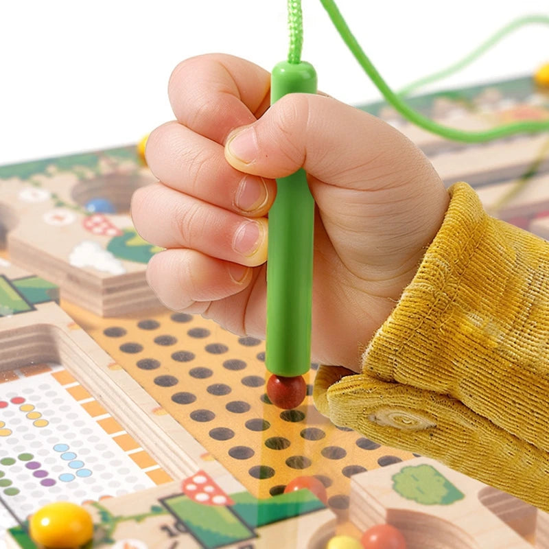 Montessori Toys Magnetic Sorting Maze Puzzle Toys