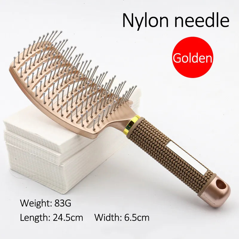 Bristle & Nylon Detangling Sensory Hairbrush - Sensory Kids
