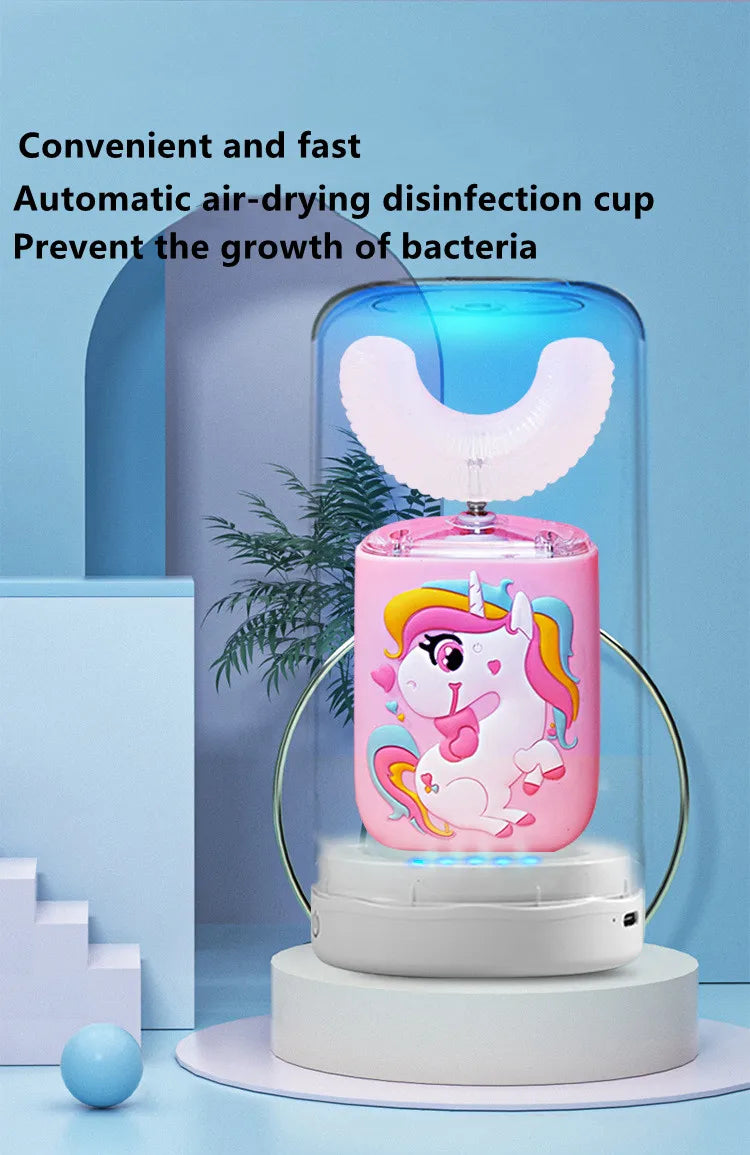 NEW Smart Electric U-Shaped Automatic ToothBrush Silicone - Sensory Kids