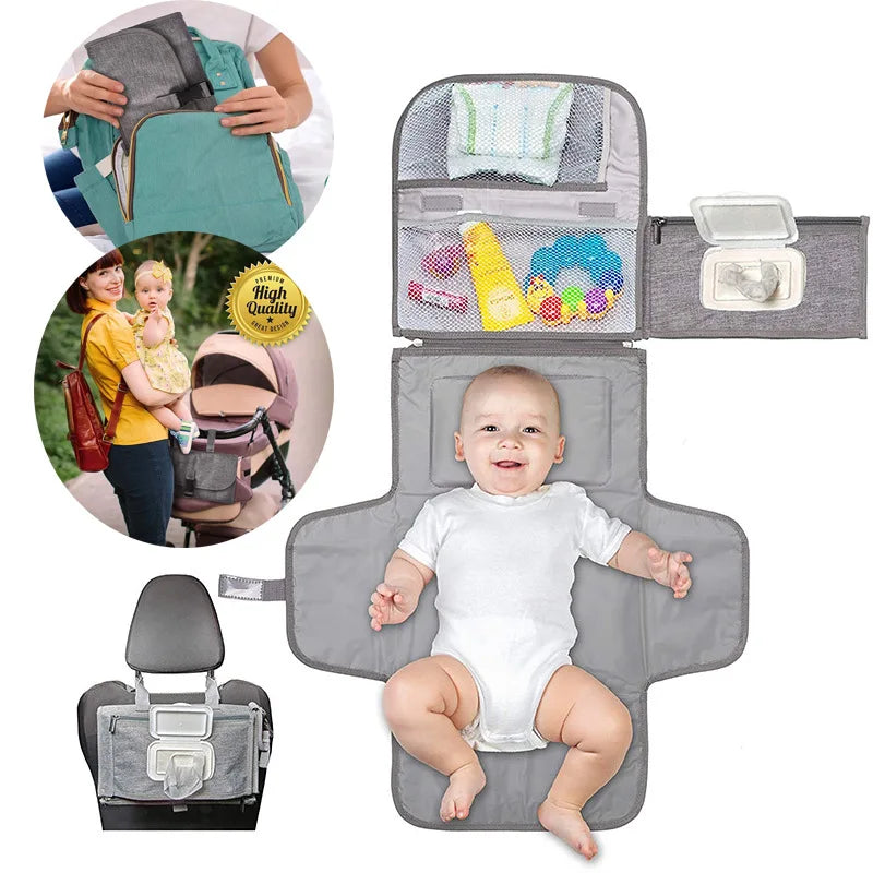 Baby Portable Diaper Changing Pad - Sensory Kids
