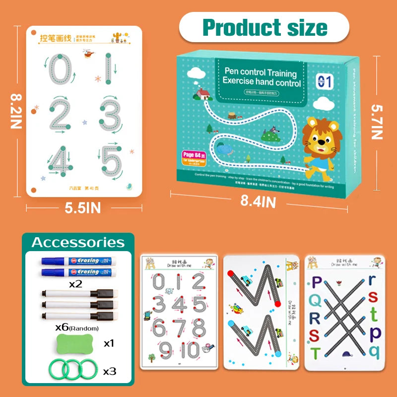 Montessori Workbook: Fast-Track Young Minds for Children - Sensory Kids