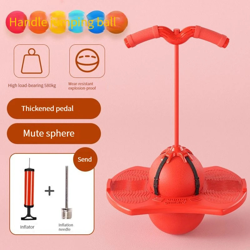 Bouncing Ball Long Height Exercise Equipment Increase For Children - Sensory Kids