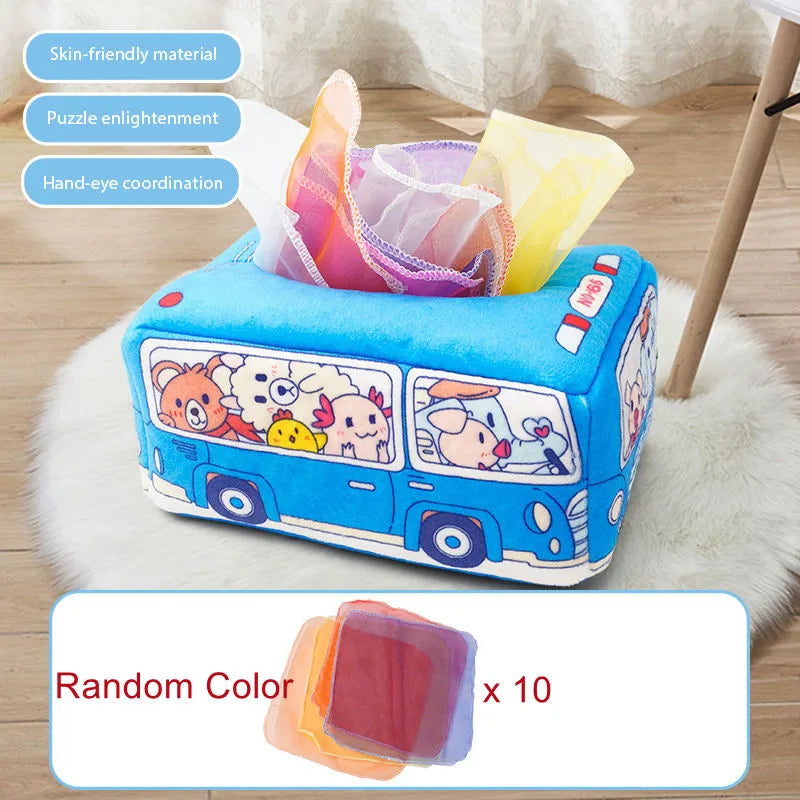 Sensory Toy Magic Tissue Box for Babies and Toddlers - Sensory Kids