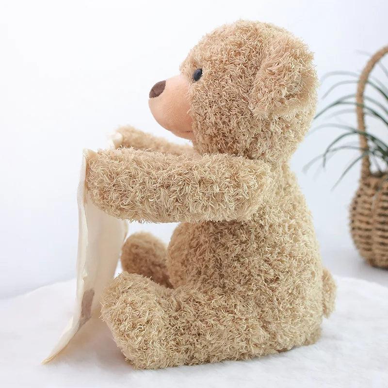 The peek-a-boo Shy Bear for kids - Sensory Kids