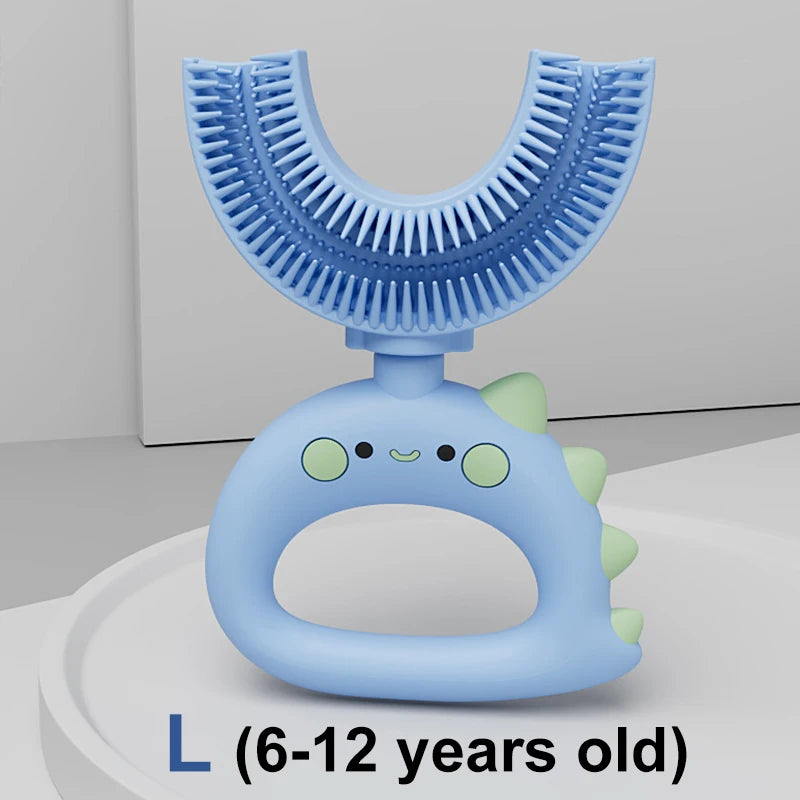 Sensory DinosaurBrush Silicone U-Shaped Toothbrush Tool - Sensory Kids