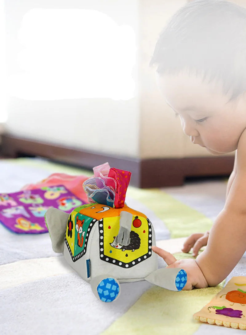 Sensory Toy Magic Tissue Box for Babies and Toddlers - Sensory Kids