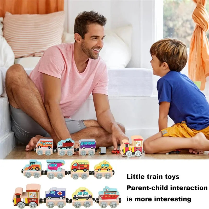 Montessori Toys Houten Magnetische Trein voor Kinderen